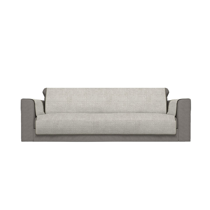 Komfort-Antigleiten-Sofa-Decke,4 Plätze, beige 4 Plätze Beige, 4 Plätze Beige
