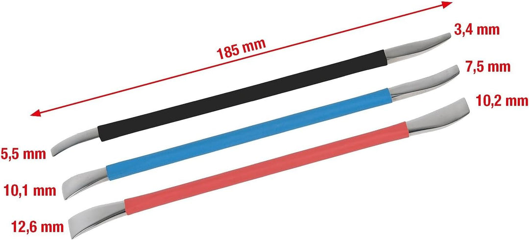 KS Tools 911.8225 Präzisions-Hebelwerkzeug-Satz, 3-teilig
