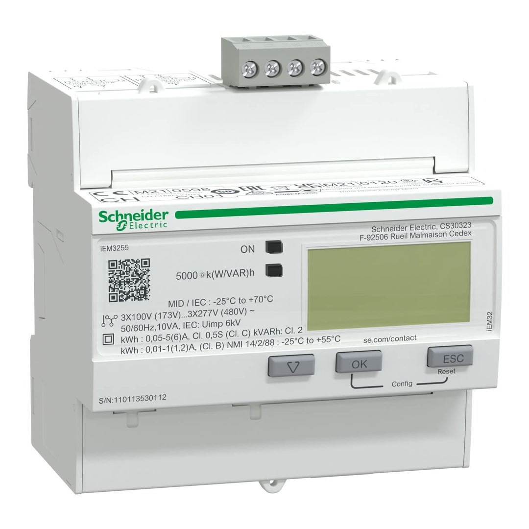 Medidor iEM3255 x/5A C.0,5S MODBUS MID