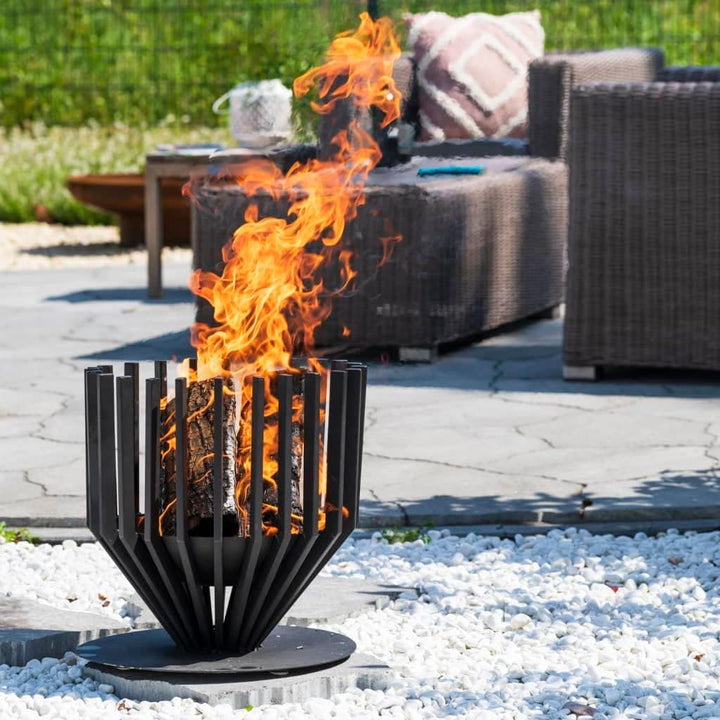 Feuerkorb 'Irving Medium', schwarz, ca. Ø 43 x 44 cm