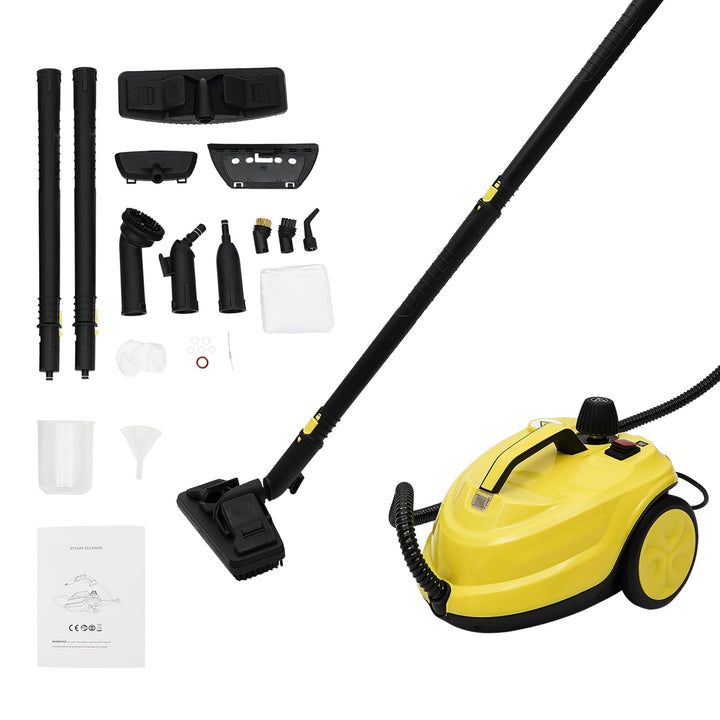 Dampfreiniger, Mehrzweck-Dampfreiniger Handgerät, 1.8L Hochdruck-Dampfreiniger, mit 23-Zubehörteilen