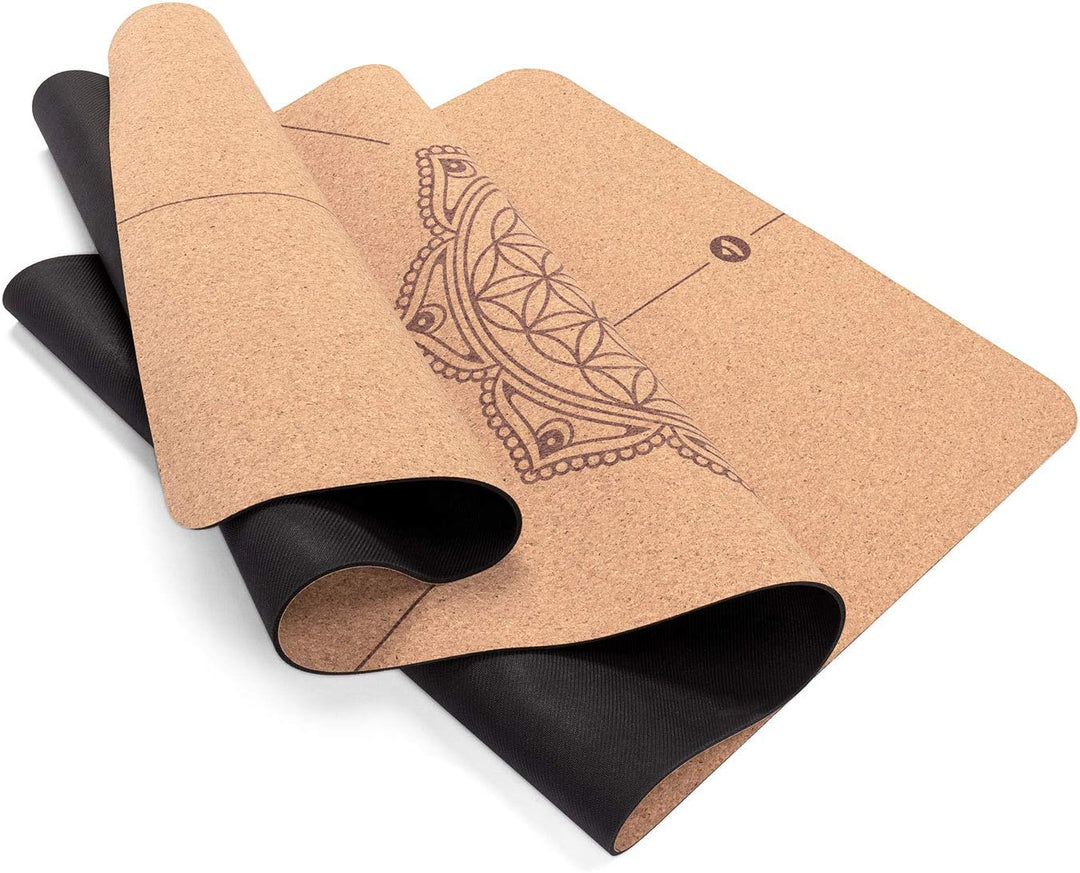bodhi Yogamatte Kork | 4 mm | 100% Nachhaltig &amp; Ökologisch | Hohe Rutschfestigkeit | Yoga Matte aus