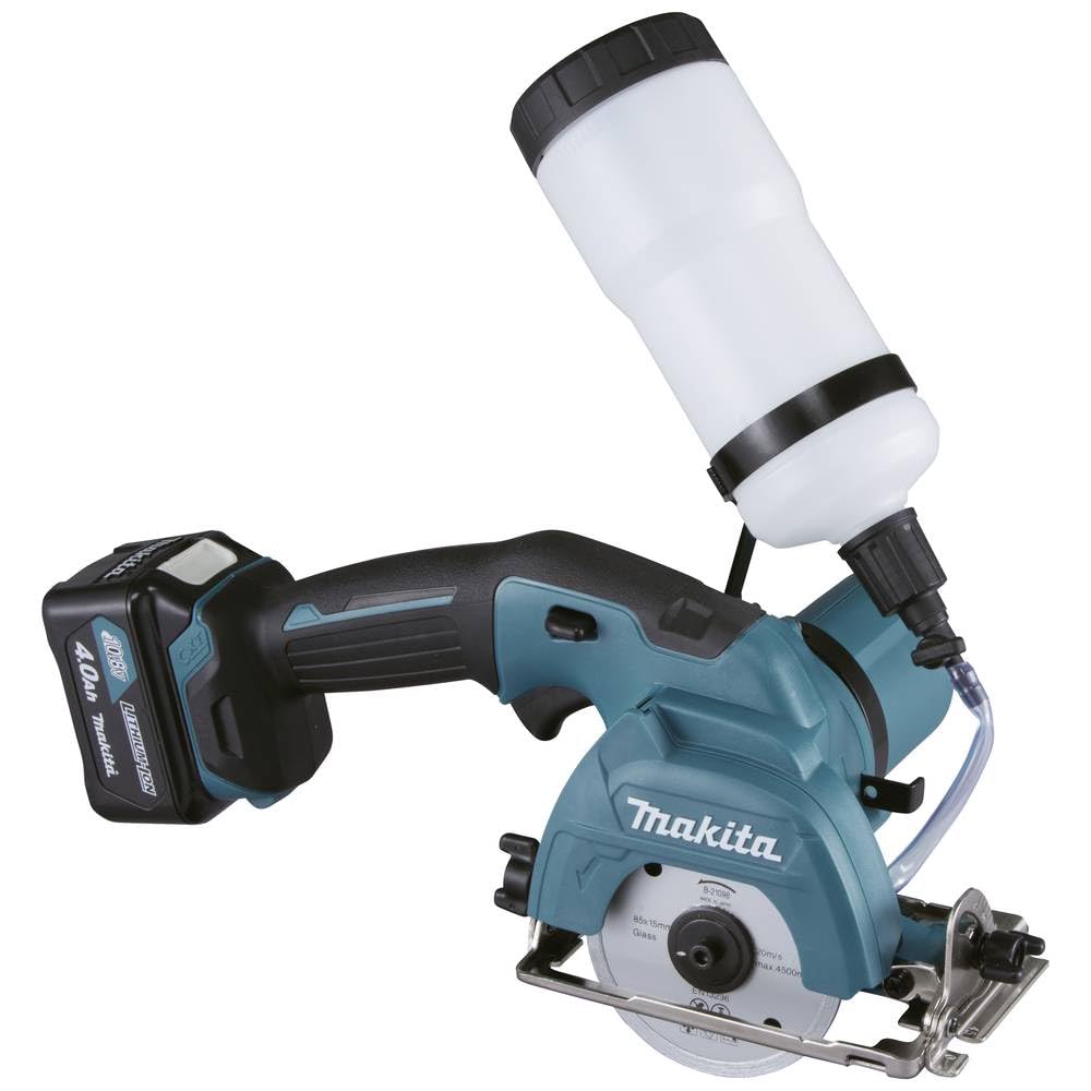 Makita Akku-Glas Fliesenschneider CC301DSMJ (10,8 V, 4,0Ah, 2 Akkus und Ladegerät im MAKPAC) Ladeger