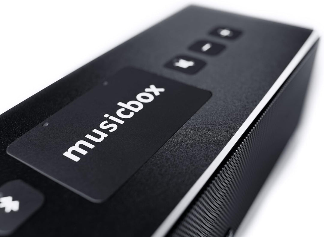 Canton Musicbox XS Portabler Bluetooth-Lautsprecher - Schwarz schwarz Single, schwarz Single