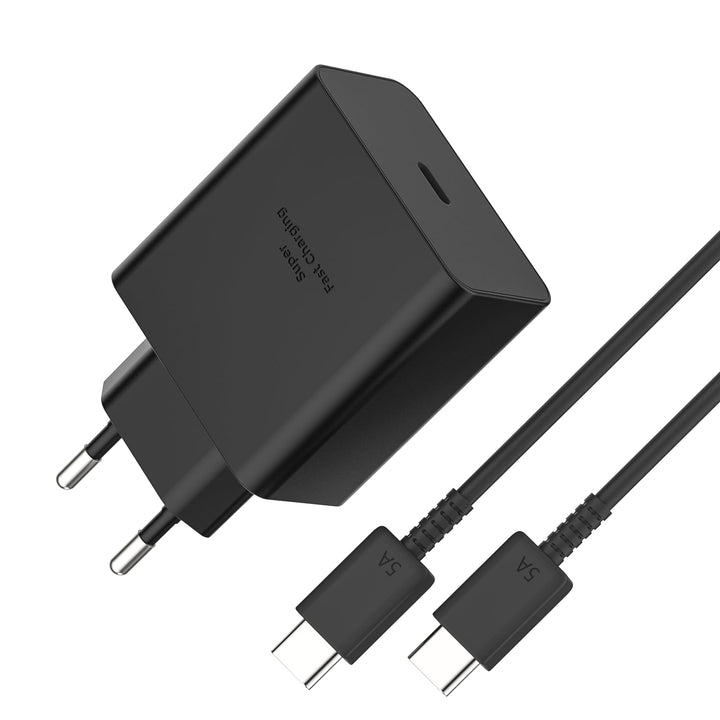 45W Ladegerät USB C Schnellladegerät mit Ladekabel kompatibel mit Samsung S23 S22 S21 Ultra/S22 Plus