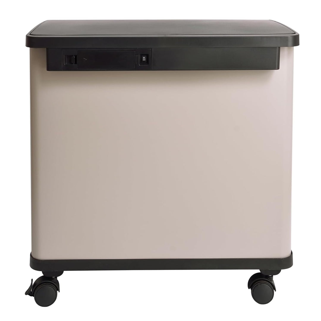 SVITA SR3X18 54L Sensor-Mülleimer 3 Fächer Mülltrennsystem Abfalleimer Stahl Taupe Beige SR3X18 (54L