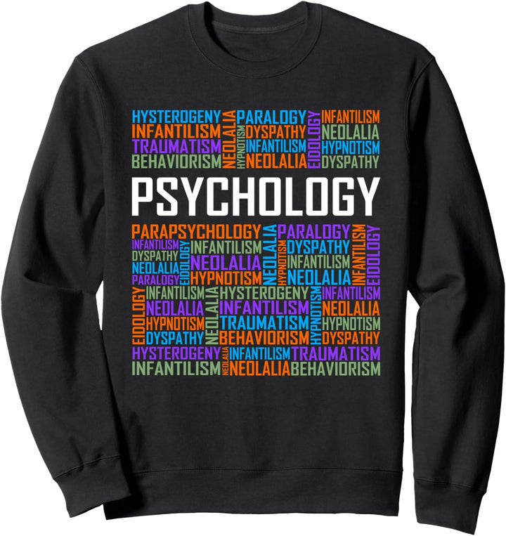 Psychologie Wort-Geschenke Psychologe Graduierungsgeschenk Sweatshirt