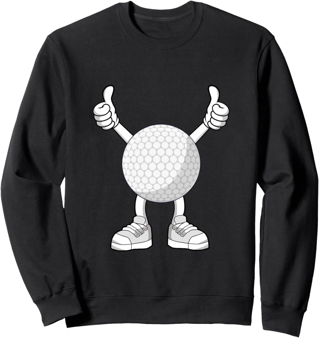 Golf Golfspieler Golfball Sweatshirt