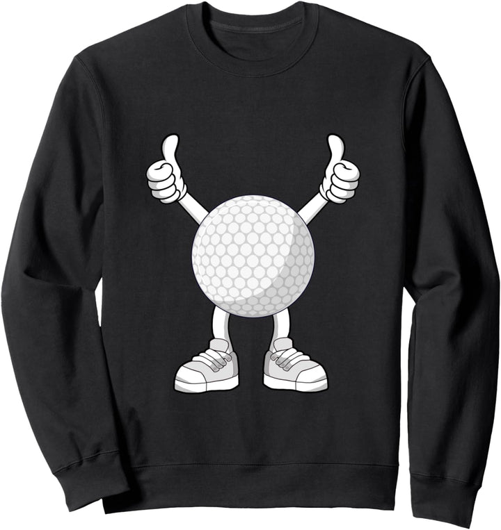Golf Golfspieler Golfball Sweatshirt