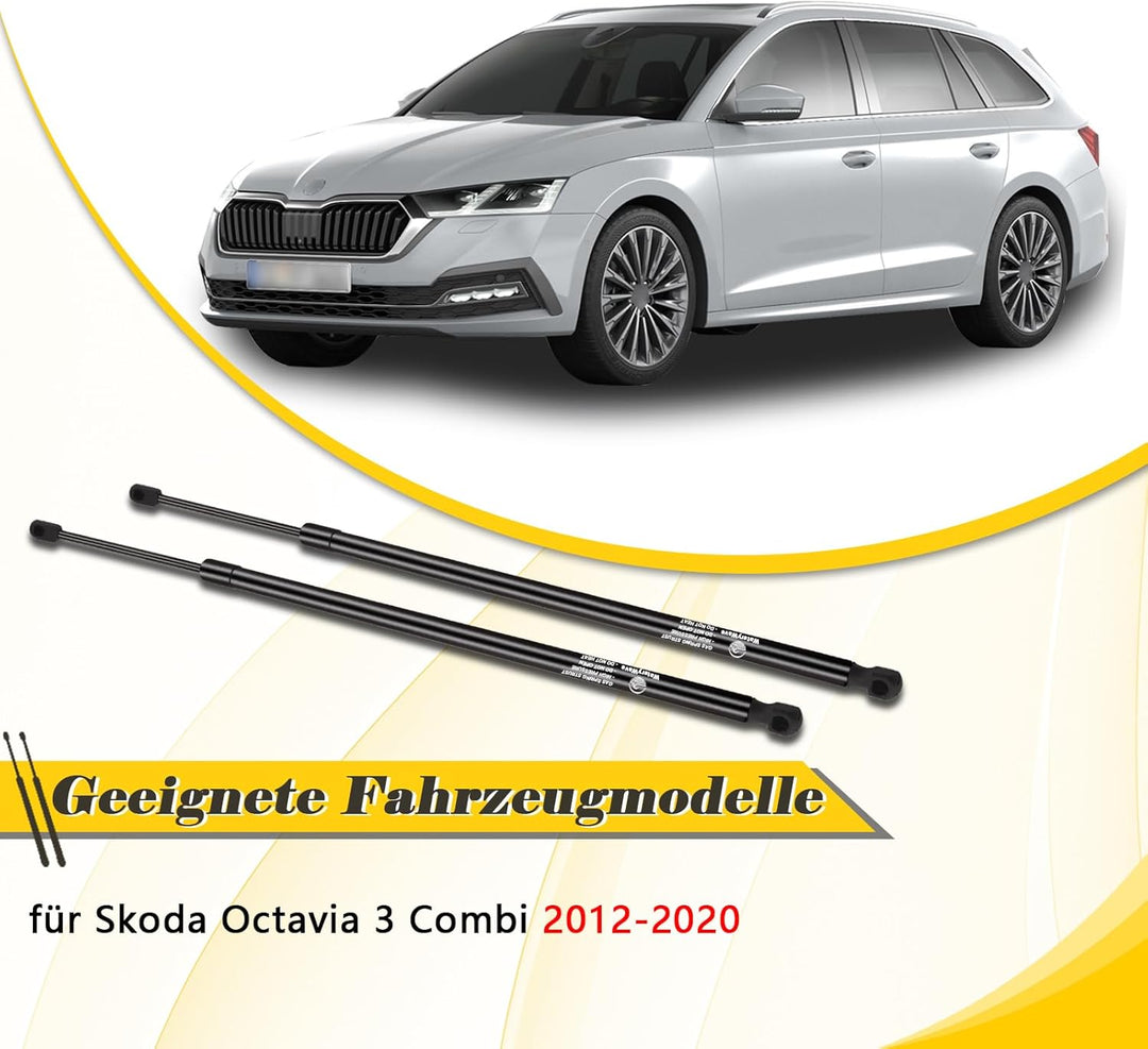 2X Heckklappe Stossdämpfer Kofferraum für Skoda Octavia 3 Combi 2012-2020 Kofferraum-gasfeder Gasdru
