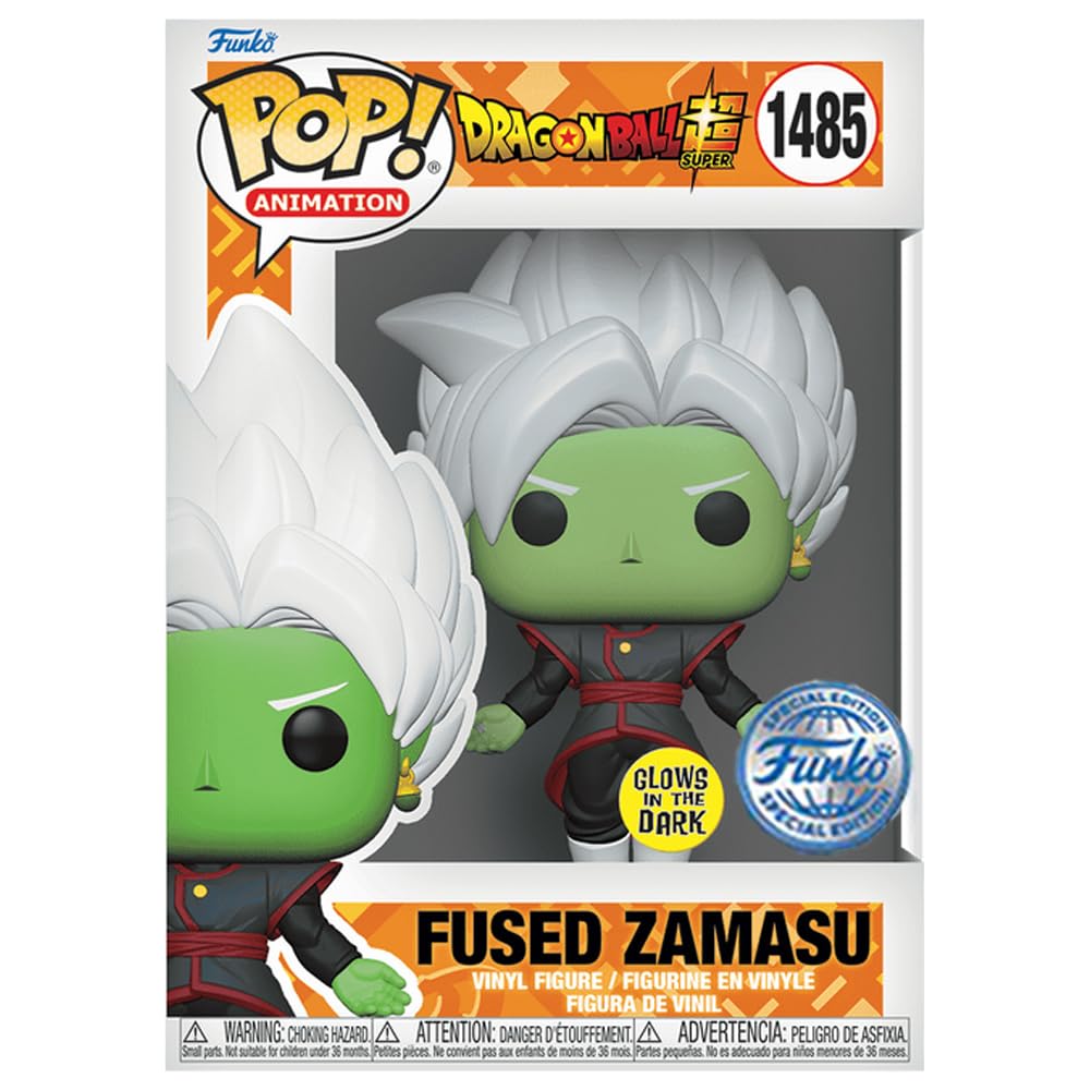 Funko Pop! Dragonball Super Fused Zamasu (leuchtet im Dunkeln) Vinyl-Figur #1485 Special Edition Exc