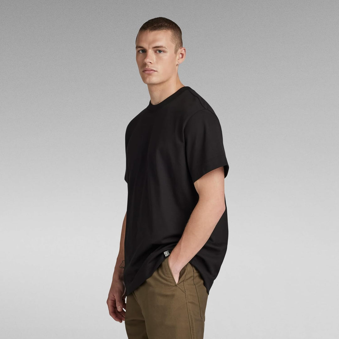 G-STAR RAW Herren Essential Loose T-Shirts S Schwarz (Dk Black D23471-c784-6484), S Schwarz (Dk Blac