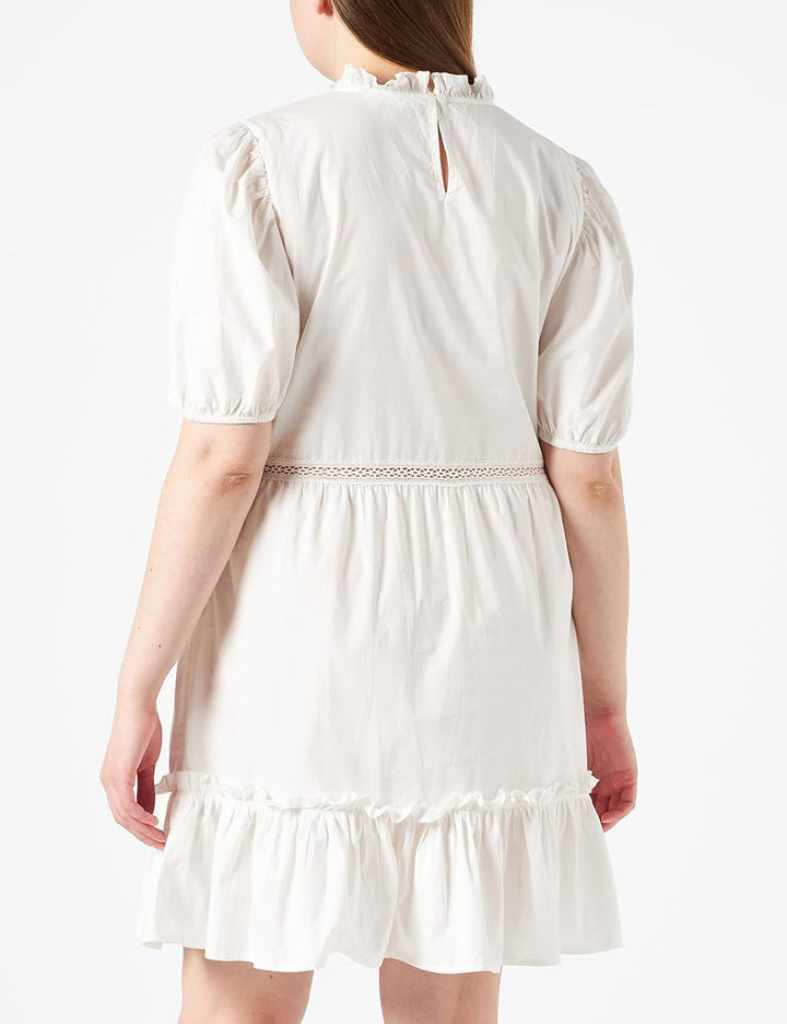 Naf Naf Damen Robe, Elfenbein, 32