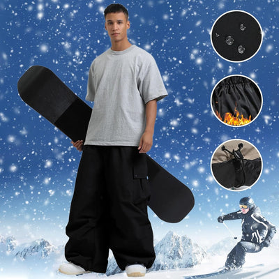 Skihose Herren Motorradhose Snowboardhose Latzhose Latzhose Herren Winter Hose Schneehose Baggy Pant