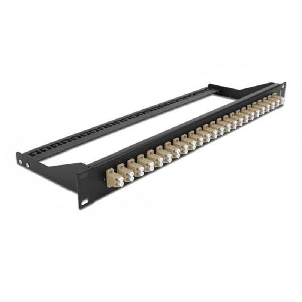 Delock 19″ LWL Patchpanel 24 Port LC Duplex beige