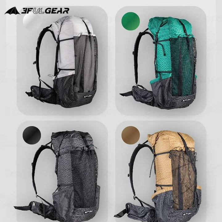 3F UL GEAR QiDian Pro UL 46+10L Rucksack Outdoor Klettern Tasche Camping Wandern Taschen UHMWPE Ultr