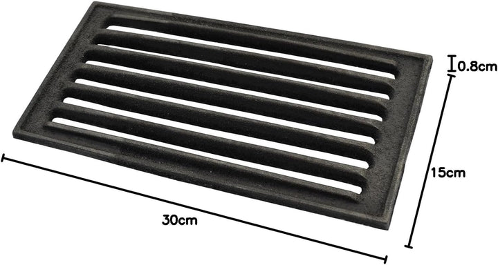 SEZAM 30 x 15 cm (29,7x14,7cm) Gussrost Ofenrost Ascherost Gussrost verschiedene Durchmesser, Kaminr