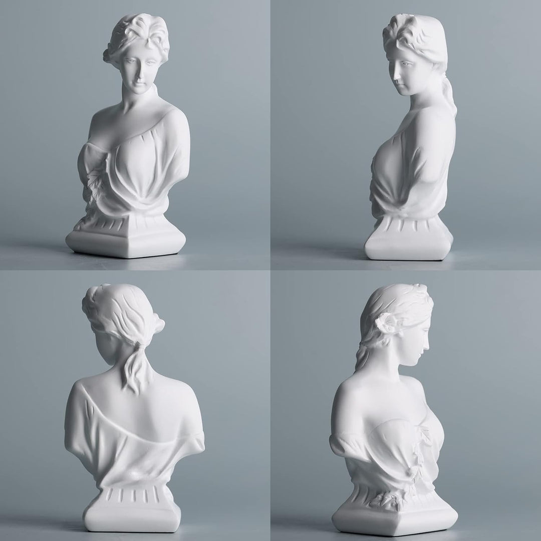 DOVDOV Griechische Göttin Dekoration, Junge Venusbüste, Klassische römische Büste, griechische Mytho