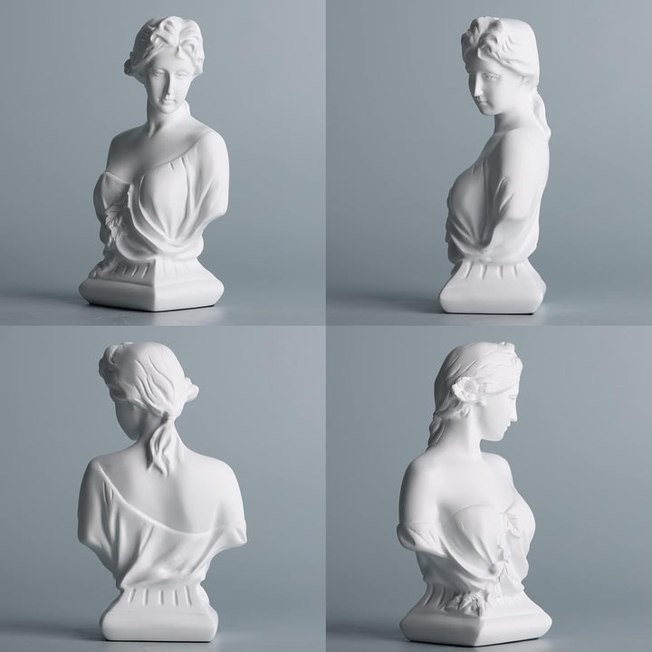 DOVDOV Griechische Göttin Dekoration, Junge Venusbüste, Klassische römische Büste, griechische Mytho