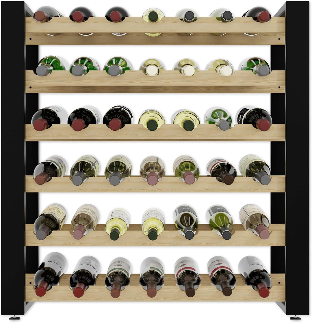 Lenmar Serie RW Weinregal aus Holz für Flaschen, LOFT, Flaschen, Wein, Flaschenregal, Kellerregal, R