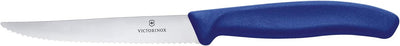 Victorinox, Swiss Classic, Profi Steakmesser-Set, 6-teilig, Extra Scharfe Klinge, Wellenschliff, 11