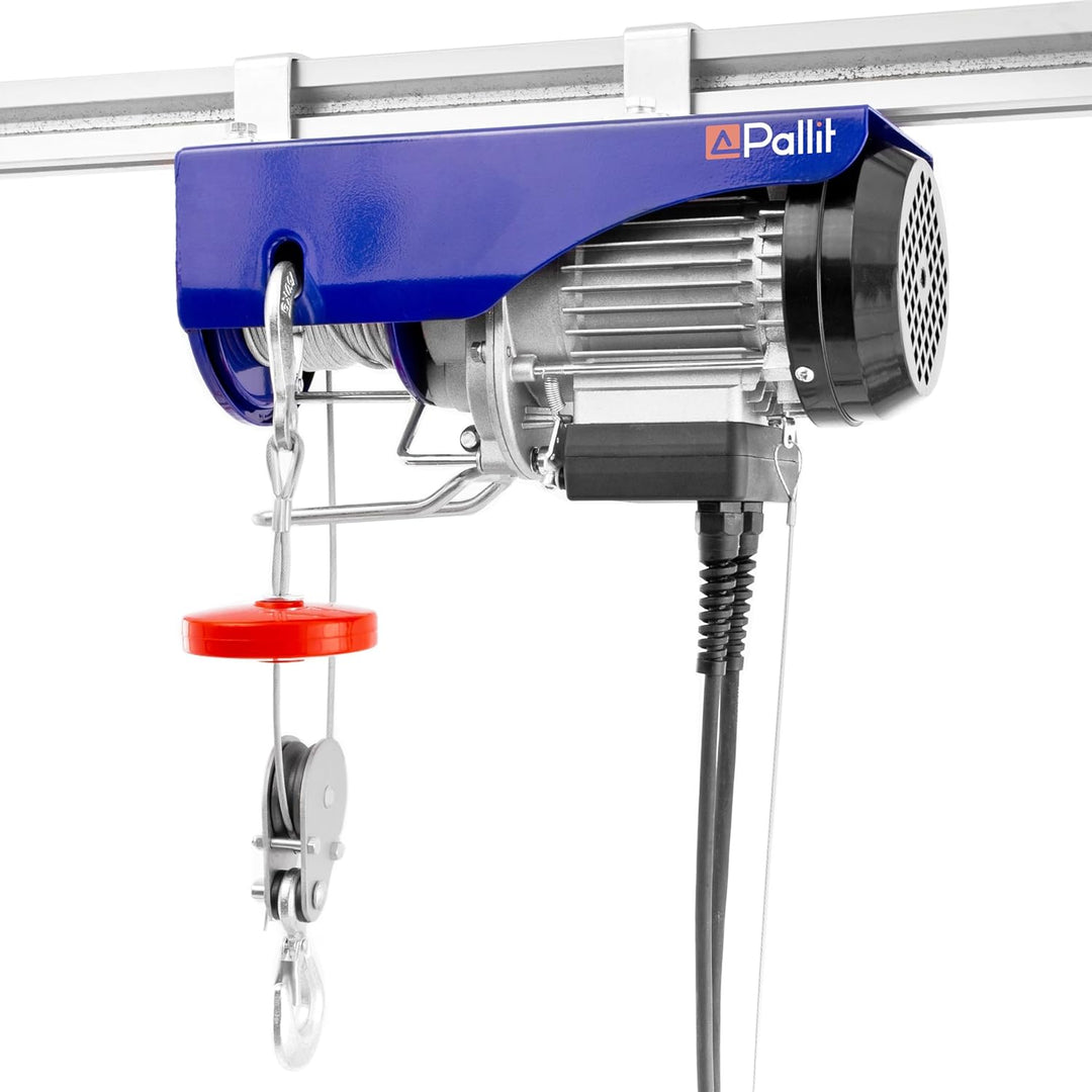 Pallit elektrische Seilwinde HOISTEXT | 250 kg/12 m | 500 kg/6 m | extralanges 5 m Kabel | inkl Kabe