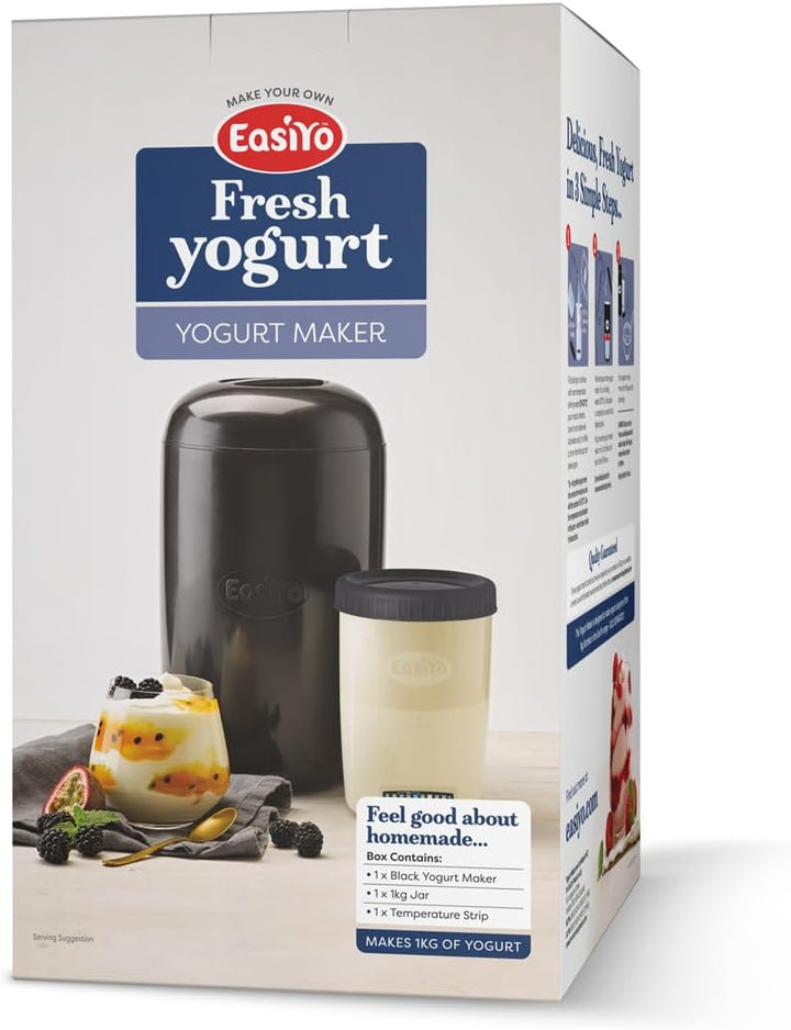EasiYo Schwarzer Joghurtbereiter 1 kg