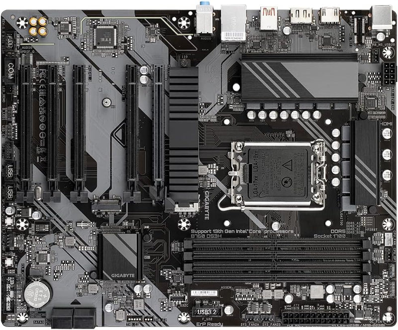Mainboard|GIGABYTE|Intel B760 Express|LGA1700|ATX|Memory DDR5|Memory slots 4|4xPCI-Express 3.0 1x|1x