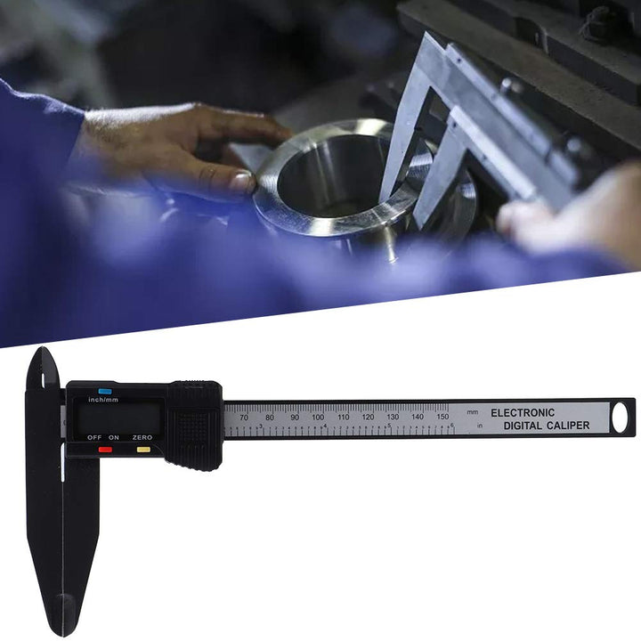 Digitales Lineal, elektronischer Messschieber 0-150 mm 0-300 mm Carbon Hochfest mit langer Backe für