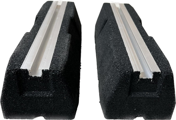 Dämpfungssockel Set 2x 400 mm für Klimaanlagen, Bodenkonsole für Wärmepumpen | 2 Stück Antivibration