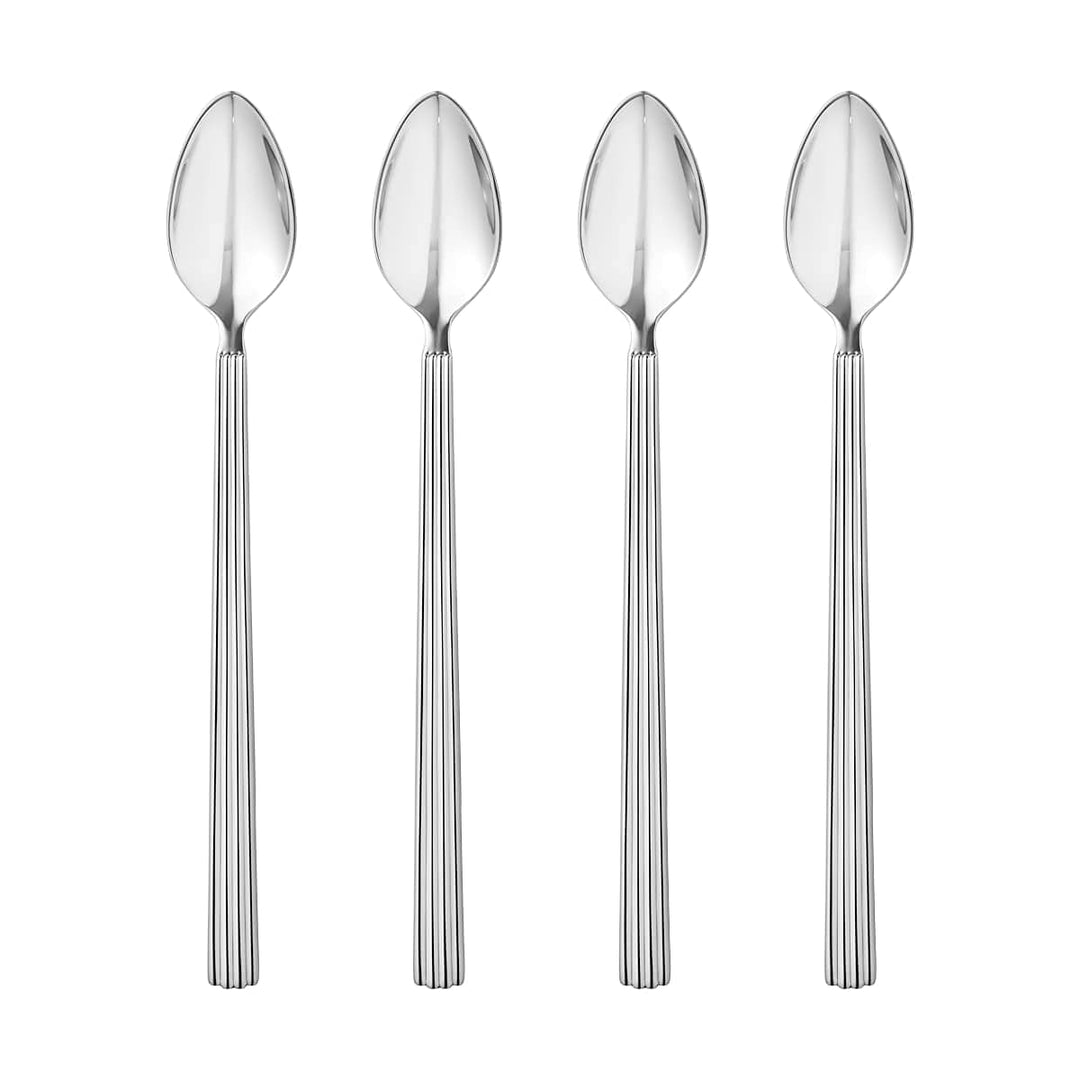 Georg Jensen BERNADOTTE, langer Löffel, Geschenkbox 4 Stück
