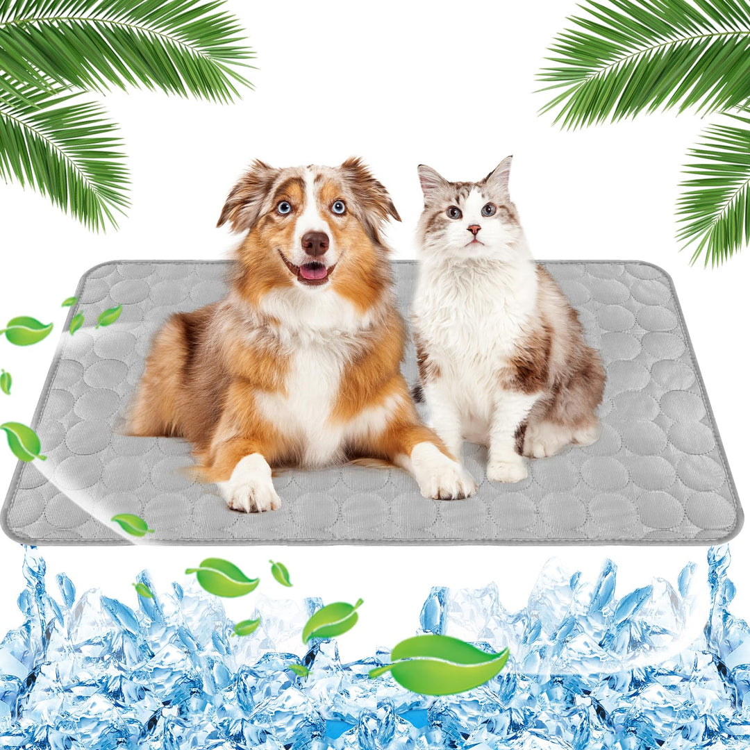 Hundekühlmatte Kühlmatte Hund Selbstkühlend 70x100cm Gross Cat Cool Kühldecke Abkühlung für Kaninche