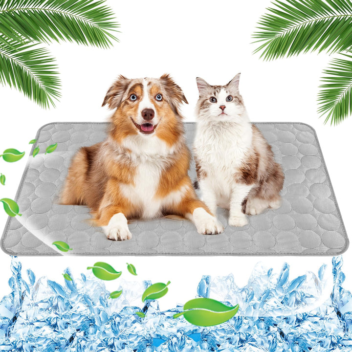 Hundekühlmatte Kühlmatte Hund Selbstkühlend 70x100cm Gross Cat Cool Kühldecke Abkühlung für Kaninche