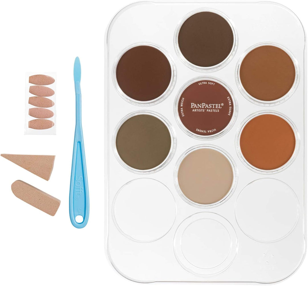 PanPastel 30701 Wettereffekte, Rost/Erde, 7 Farben, Kit für Hobby und Modellierung, ultraweiches Pas