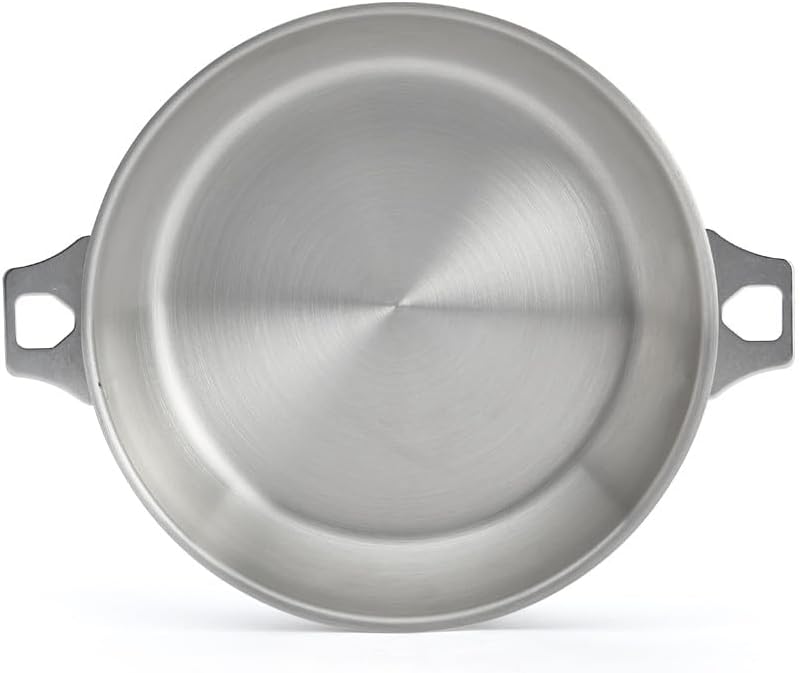 DE BUYER Bratpfanne, Edelstahl, Silber, 24 cm, 27.9 x 20.1 x 10.9 cm