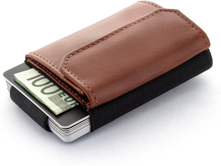 Jaimie Jacobs Minimalist Wallet Nano Boy Pocket Mini Geldbörse aus Textil mit Zugband schmaler Karte