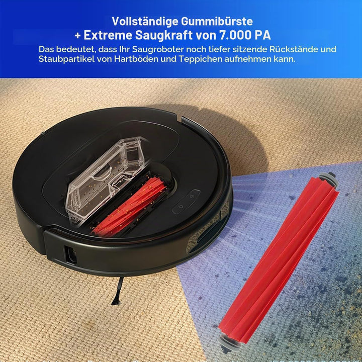 HomeTimes Ersatzteile für Roborock Qrevo Pro für Q revo Maxv Saugroboter Zubehör mit 1 Gummibürsten