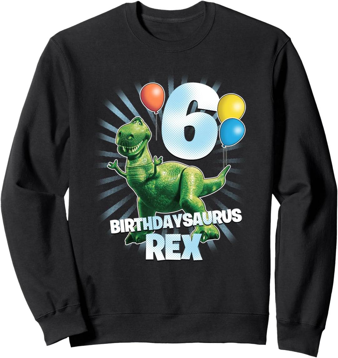 Disney Pixar Toy Story Birthdaysaurus Rex 6th Birthday Sweatshirt