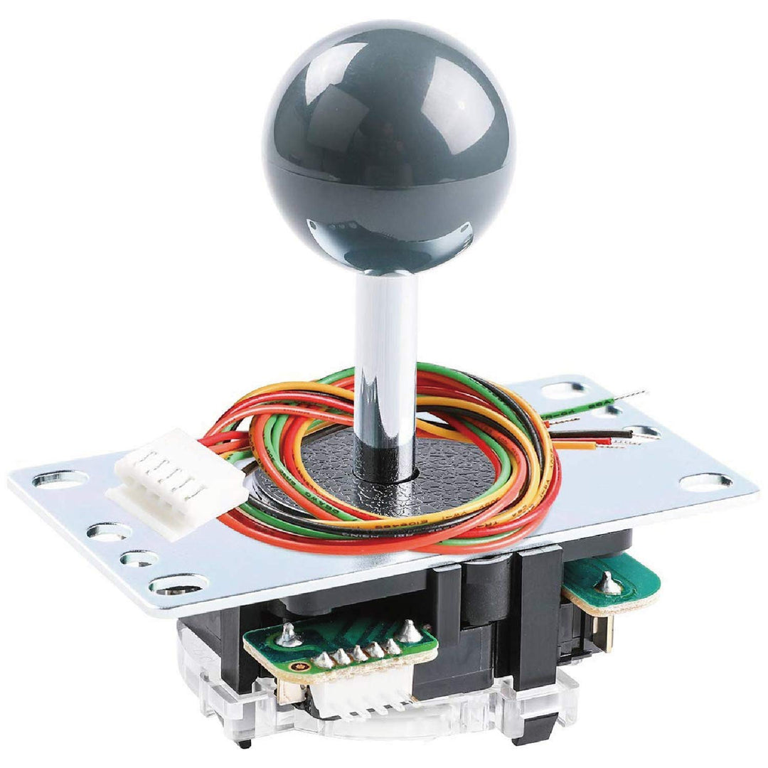 SANWA JLF-TP-8YT Original Joystick Gray - für Arcade Jamma Game 4 &amp; 8 Wege verstellbar, kompatibel m