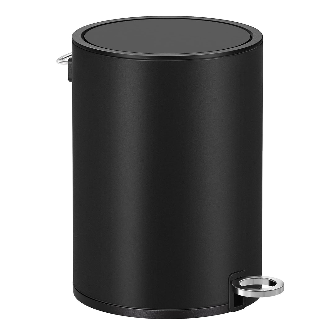 SONGMICS Kosmetikeimer 3 Liter, Bad Mülleimer, kleiner Mülleimer mit Deckel, Softclose, herausnehmba