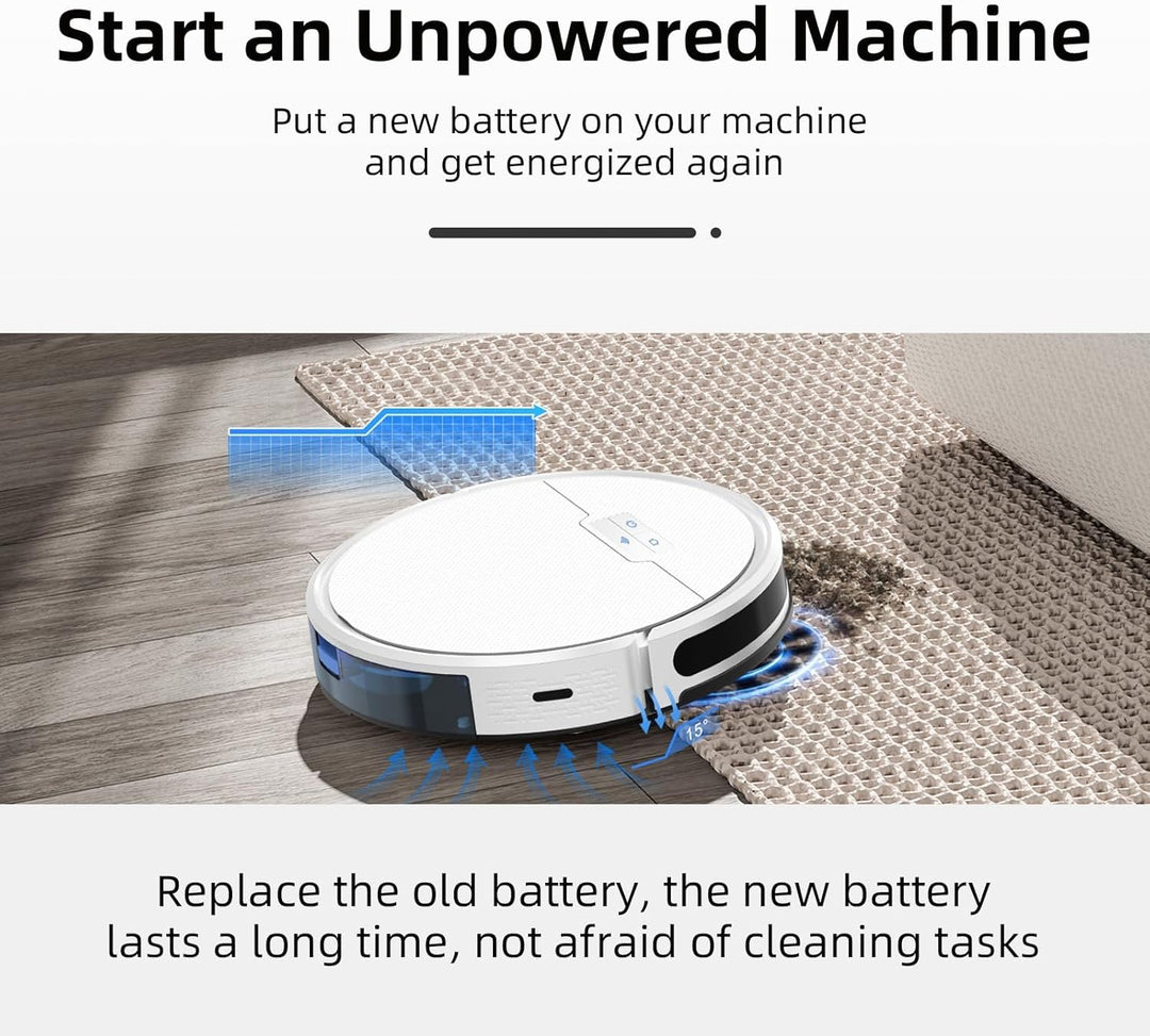K KYUER 3200mAh Ersatz Akku für Tikom G8000 Pro Robot Vacuum Cleaner Saugroboter Battery