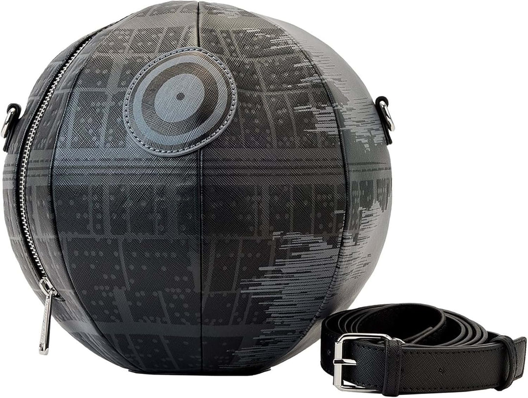 Loungefly Star Wars Return of the Jedi 40th Anniversary Death Star Figural Crossbody Purse Einheitsg