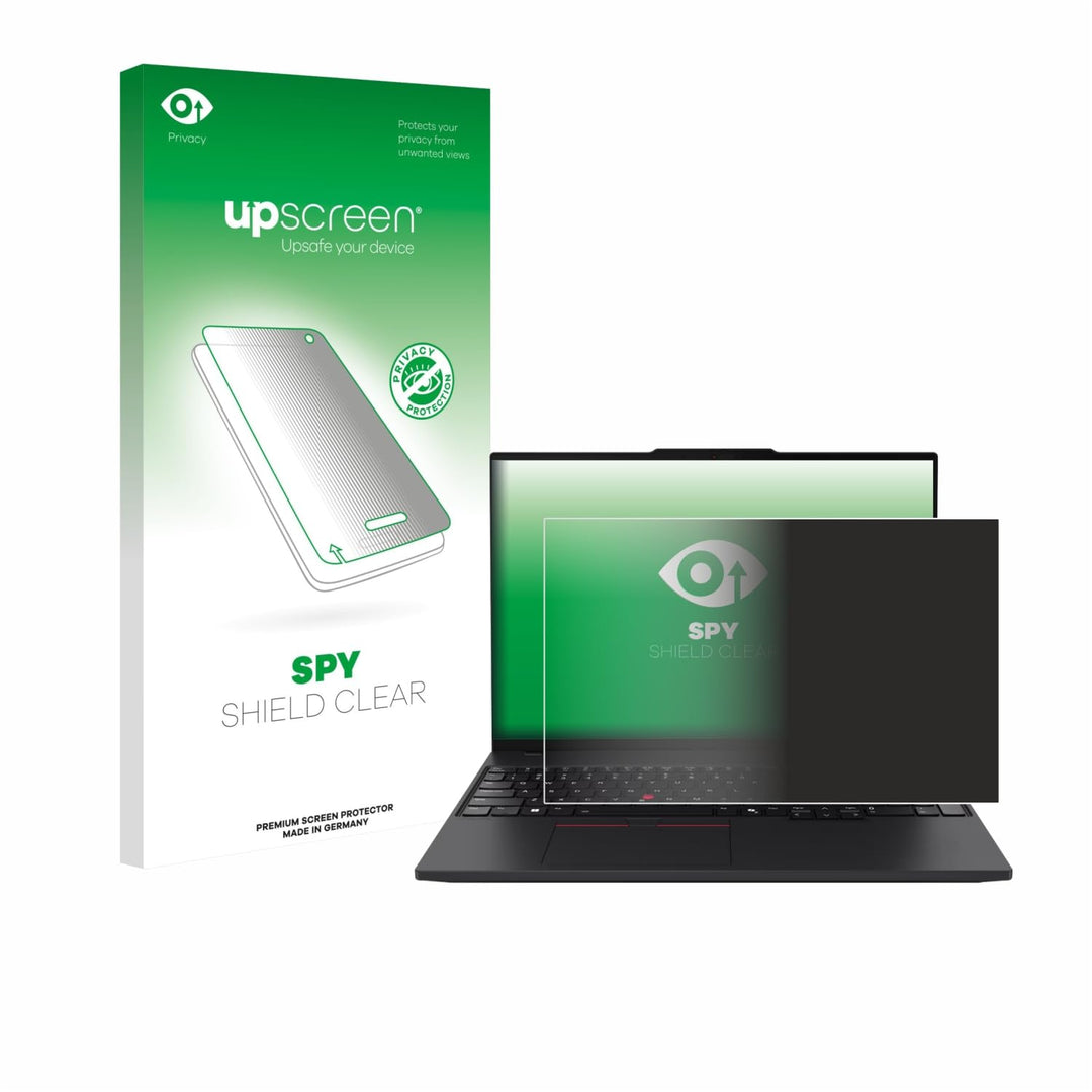 upscreen Anti-Spy Blickschutzfolie für Lenovo ThinkPad P16s Gen 4 Made in Germany, Privacy Screen Di