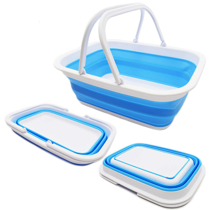 SAMMART 9.2L (2.37Gallon) Containeranne mit Griff – tragbarer Picknickkorb für den Aussenbereich – F