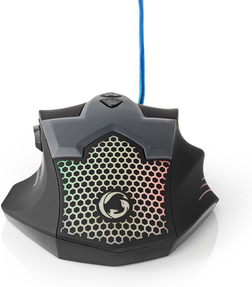 NEDIS Gaming Mouse - Verdrahtet - 800/1200 / 1600/2400 DPI - Einstellbar DPI - Anzahl Knöpfe: 7 - Re