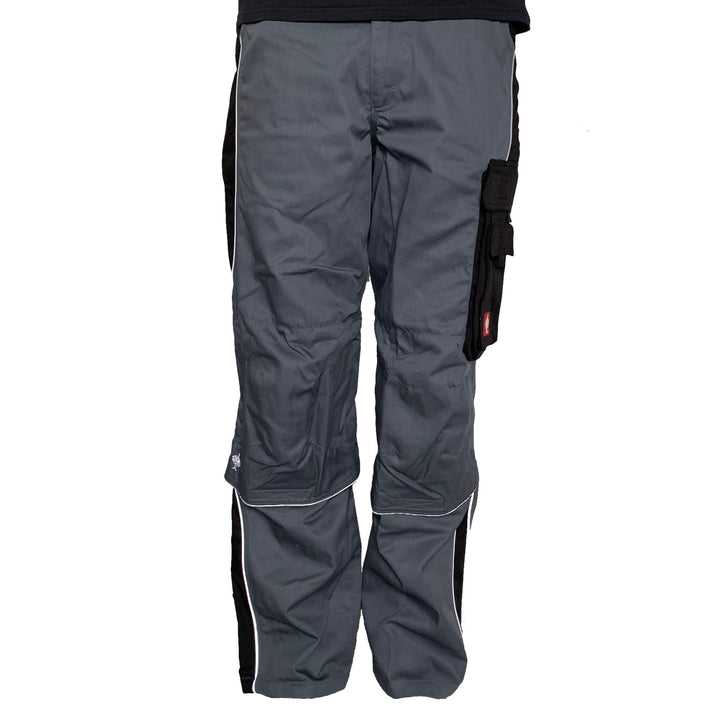 E.S. Herren Bundhose Active Arbeitshose Workwear 50 Grau/Schwarz, 50 Grau/Schwarz