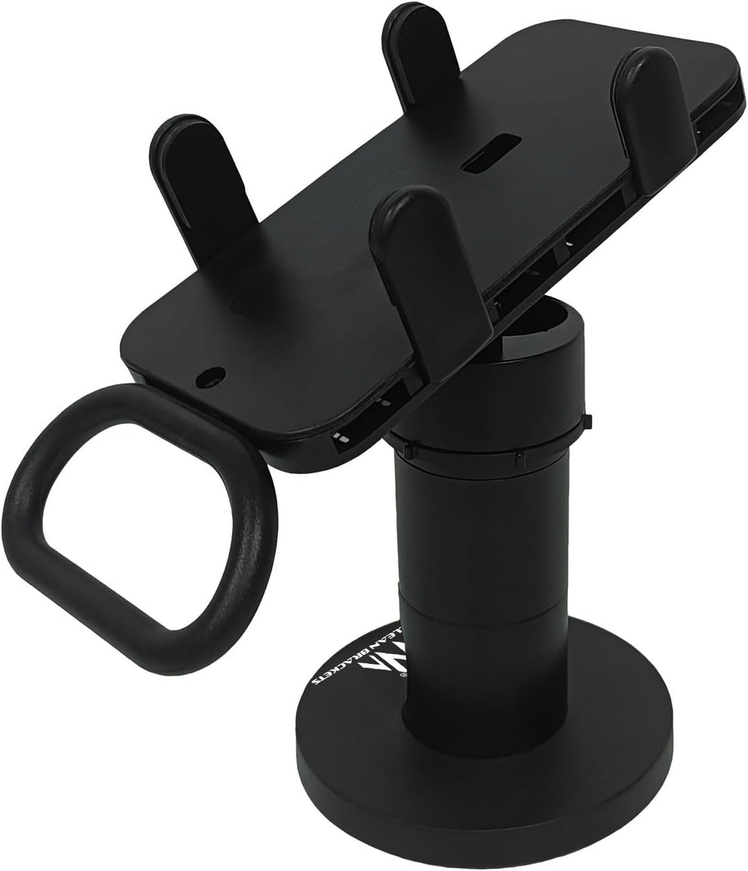 Maclean MC-819 Kartenterminal-Halterung für POS-Geräte | 90° drehbar, Neigungsverstellung +45° bis -