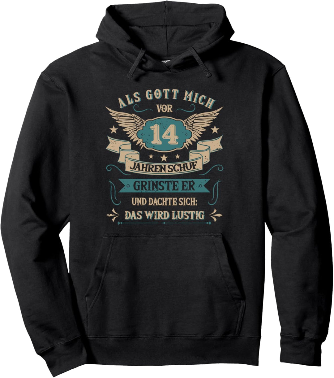 14. Geburtstag Junge Mädchen 14 Jahre Geburtstagsgeschenk Pullover Hoodie