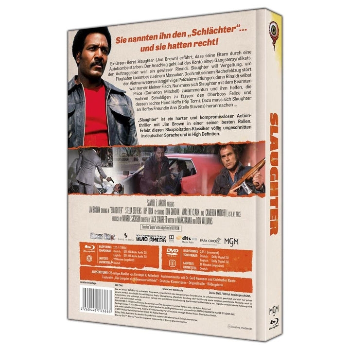Slaughter - Mediabook - 2-Disc Limited Edition - Limitiert auf 333 Stück (Blu-ray + DVD), Blu-ray