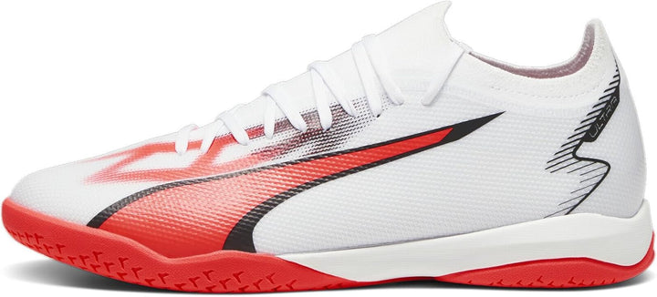 PUMA Herren Fussballschuh 44.5 EU Puma White Puma Schwarze Feuer Orchidee, 44.5 EU Puma White Puma S